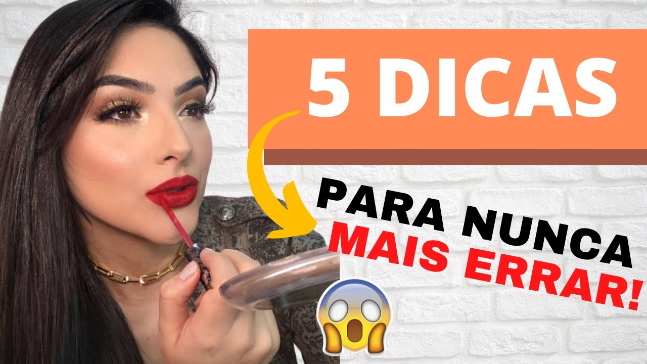 COMO PASSAR BATOM VERMELHO - 5 DICAS PARA INICIANTES