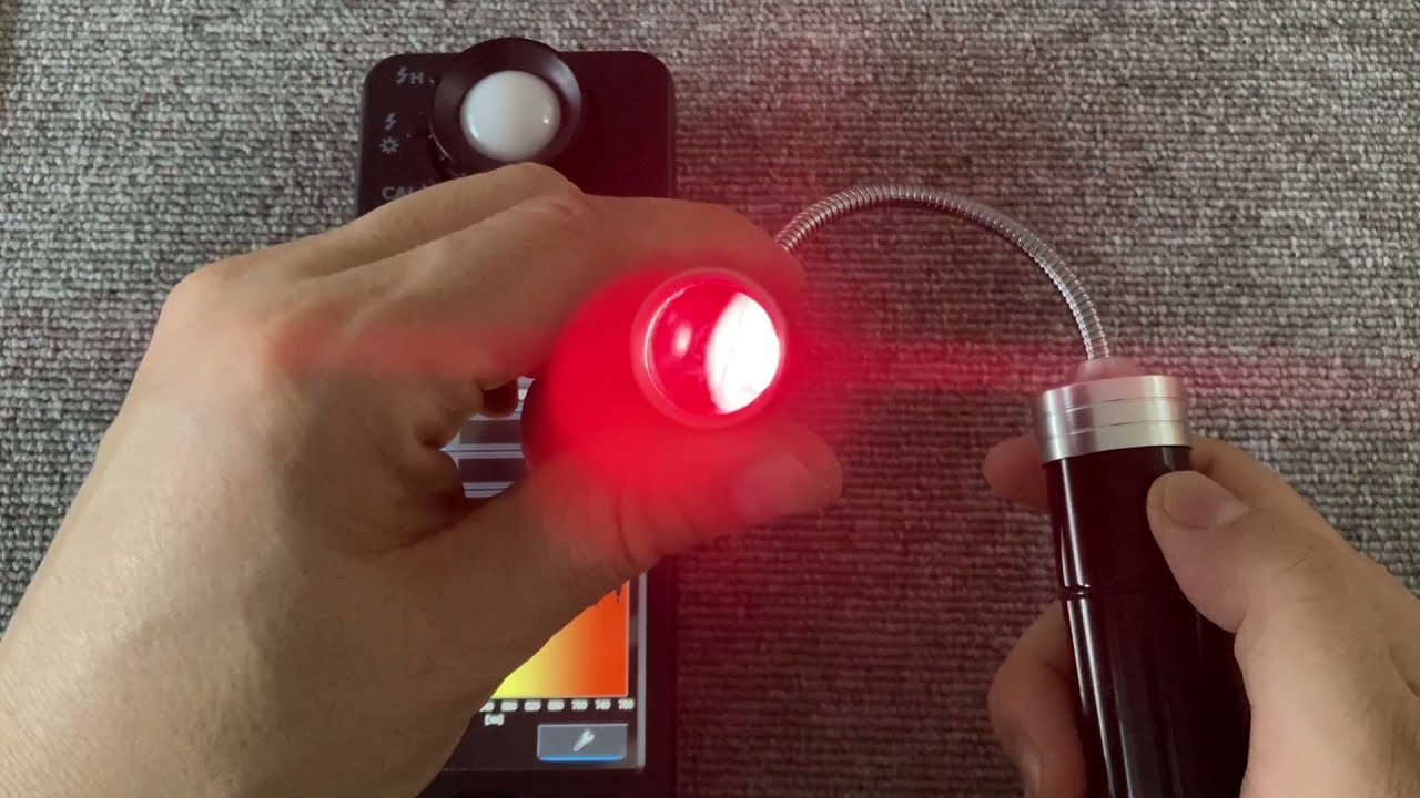 730nm - 735nm LED Flexible flashlight Zoomable on Deep Red Color  High Power LED Light Emitter Diode