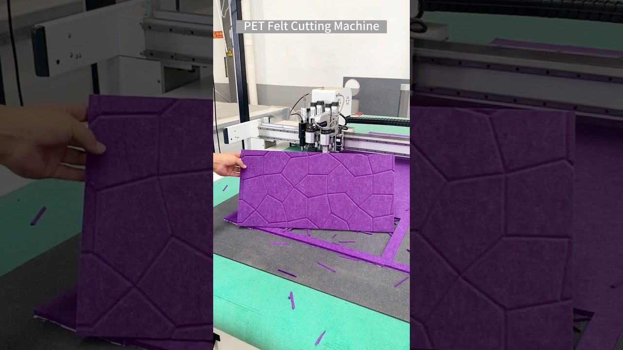 PET Felt Acoustic Panel Cutting And Grooving Machine
