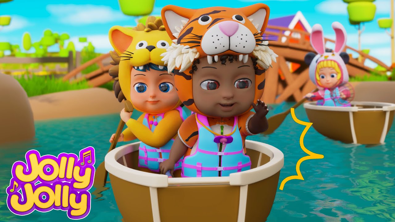 🚢🚤⛵гребите на лодке + БОЛЬШЕ🚢🚤⛵ | Jolly Jolly детские песни и детские стишки