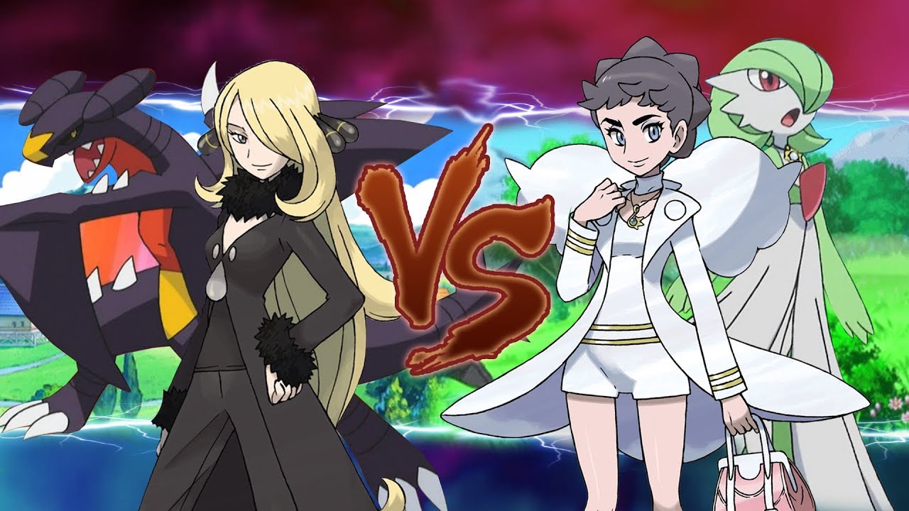 Pokémon Battle USUM: Cynthia Vs Diantha (Sinnoh Champion Vs Kalos Champion)
