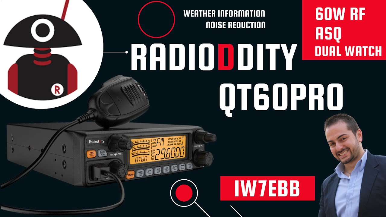 Radioddity QT60PRO  #hamradio #radioddity #10meter #hf #radioamatori #iw7ebb #science #hamradio #cb