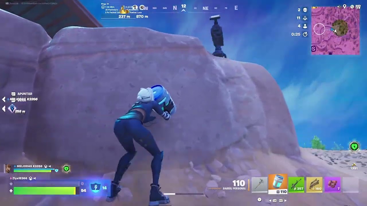 No quizo un duelo a pico #fortnite