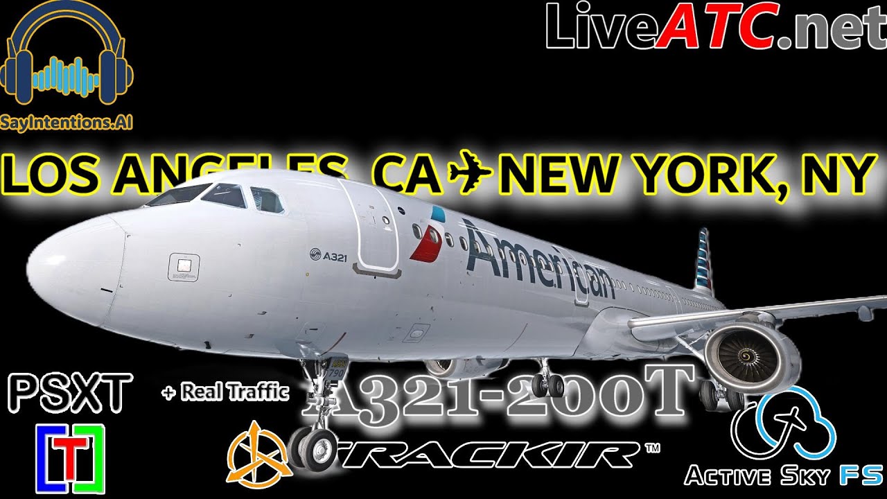4K ULTRA HD  | WEST COAST TRANSCON TO EAST COAST!! | KLAX-KJFK