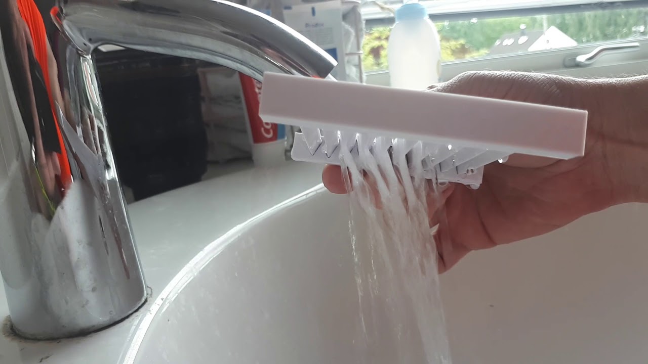 Initial test of a 3D printed coanda screen filter...