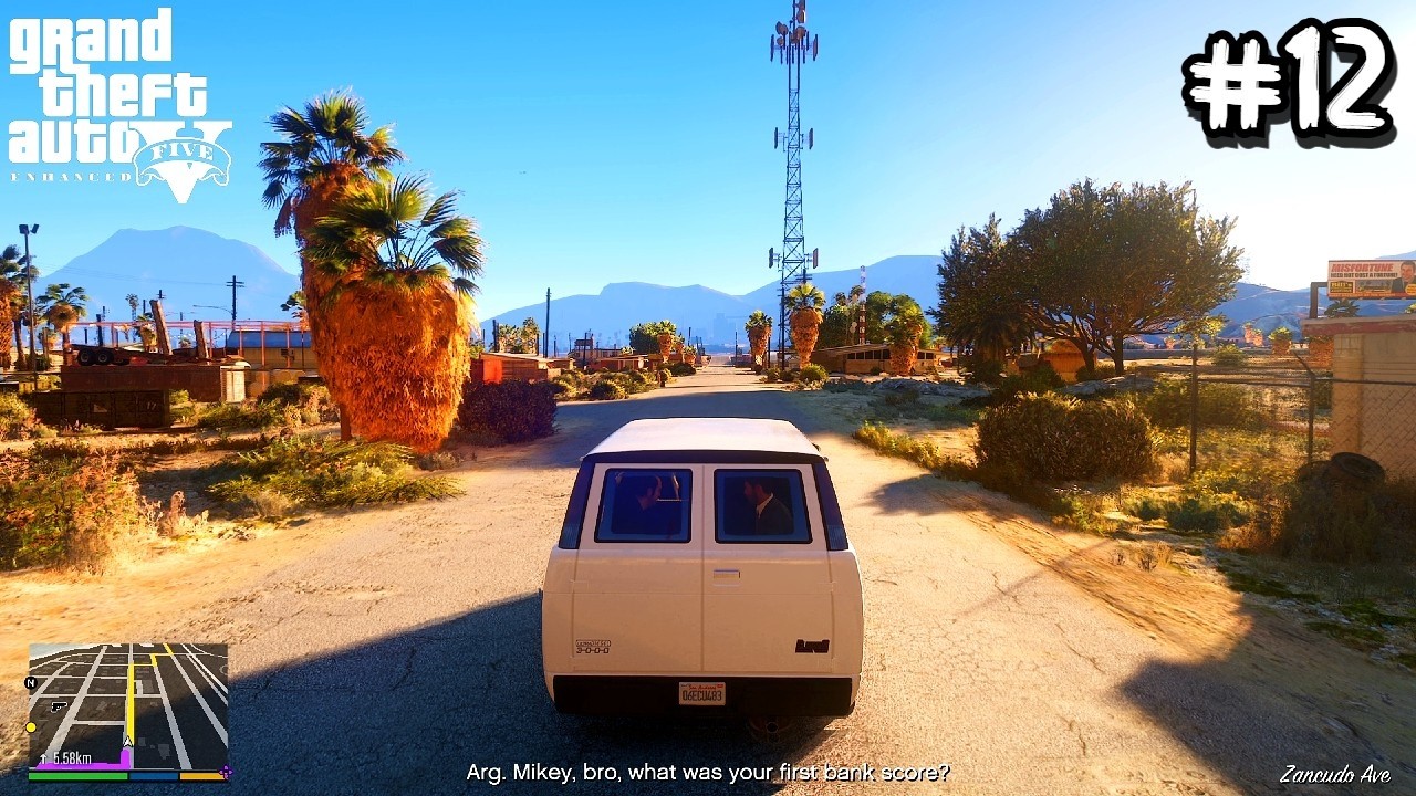 Grand Theft Auto 5 Natural Vision Enhanced Gameplay Walthrough Part 12 - PC 4K 60FPS No Commentary