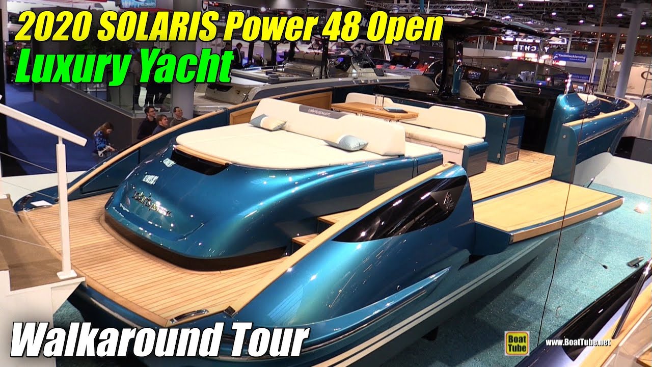 2020 Solaris Power 48 Open Luxury Yacht - Walkaround Tour - Debut at 2020 Boot Dusseldorf