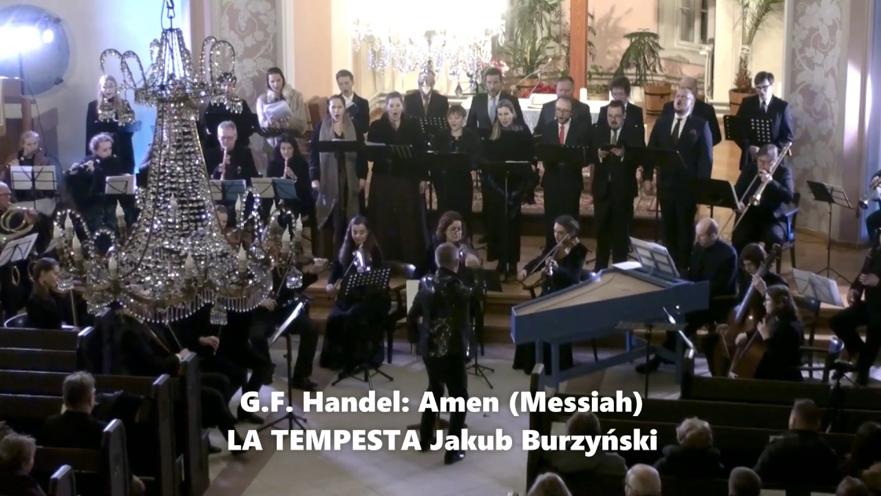 HANDEL Messiah Amen LA TEMPESTA Jakub Burzyński
