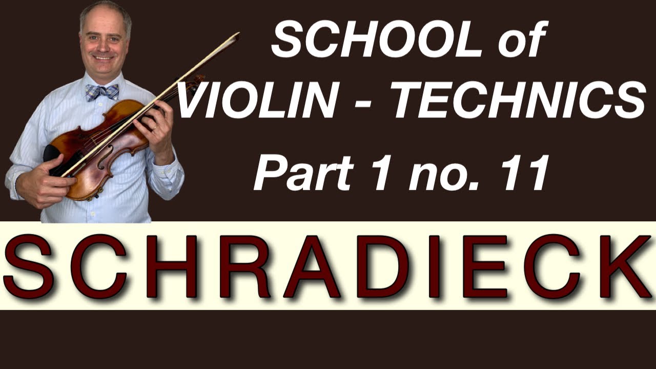 Schradieck School of Violin Technics - Part 1 no. 11 by @Violinexplorer