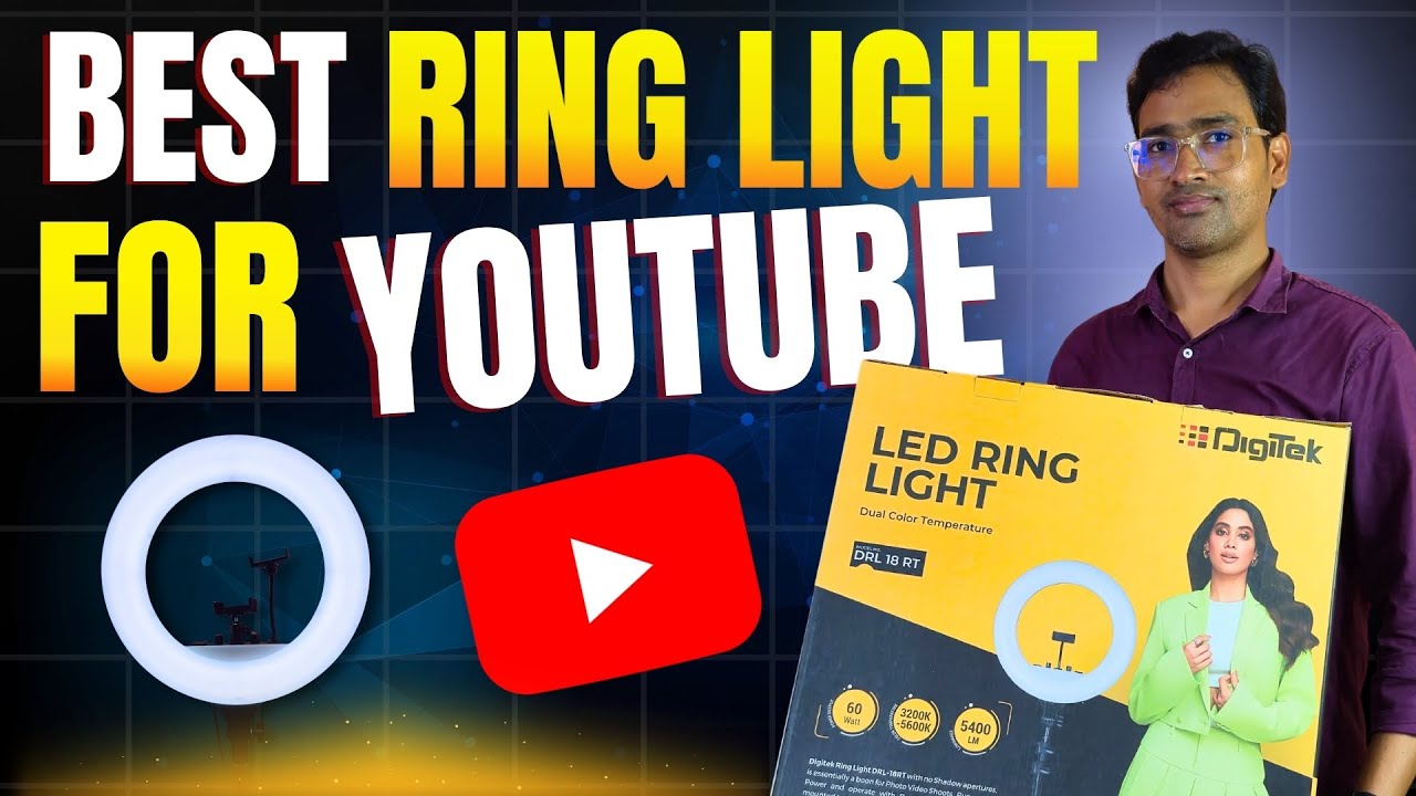 Best Budget Ringlight 2025 🔥 Digitek DRL 18RT Review | Perfect for YouTube & Reels Lighting 💡
