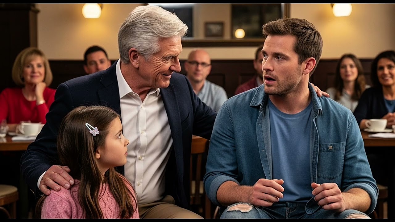 They Laughed at a Single Dad in a Café —  daughter Knew the Truth When He Stood Up