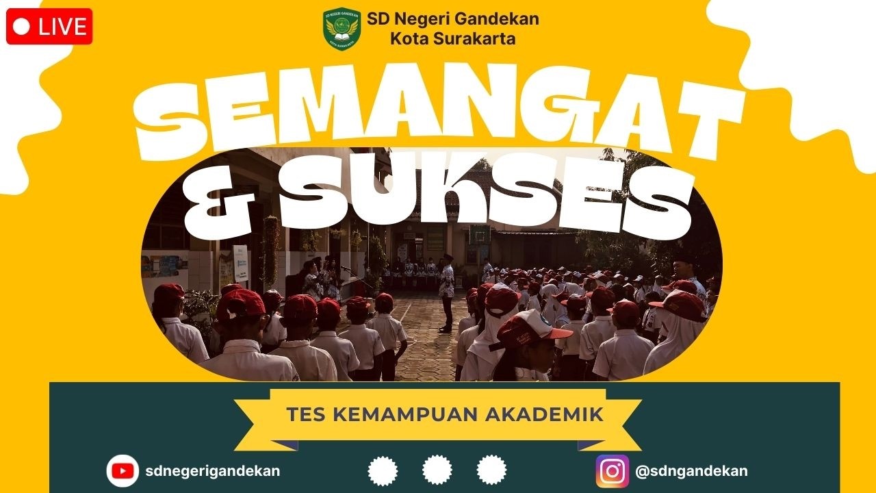 Live Streaming TKA Kelas 6 SD Negeri Gandekan Kota Surakarta