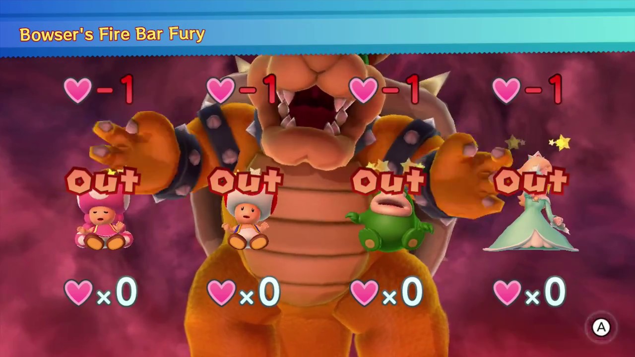 Mario Party 10 Bowser Party #136 Toadette, Toad, Spike, Rosalina Mushroom Park Master Difficulty