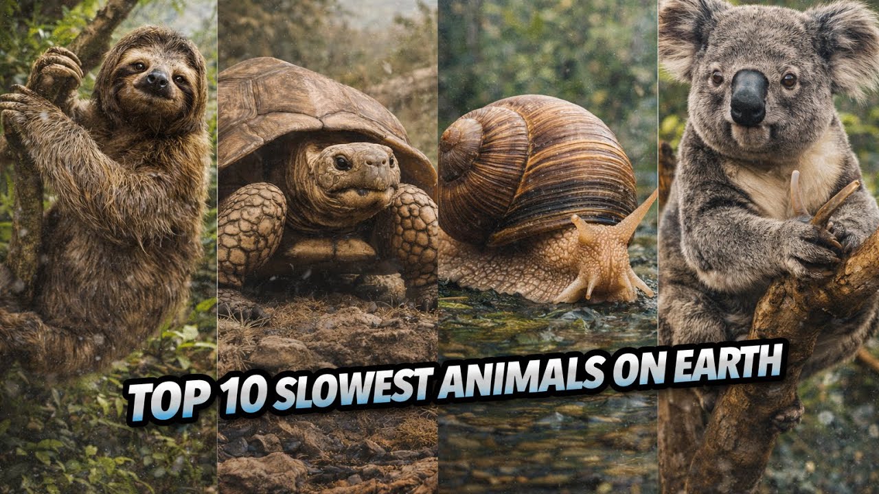Top 10 Slow Moving Animals That Still Survive in the Wild