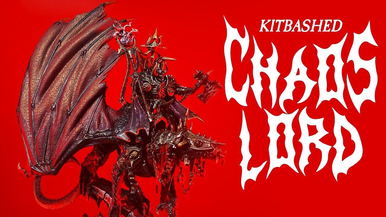 Скоростной китбашинг Повелителя Хаоса на Dragon для Warhammer The Old World с использованием Ionu...