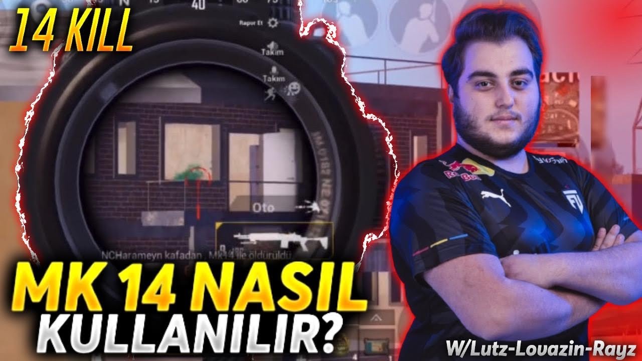 SCRIMDE 14 KILL ALDIM! | MK14 NASIL KULLANILIR ? w/LUTZ-LOVAZİN-RAYZ | PUBG MOBİLE