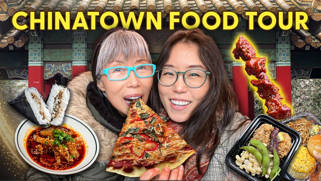 Seattle’s CHINATOWN FOOD TOUR 🥟 BBQ Pork Buns, Spicy Jelly Noodles, Skewers & More!