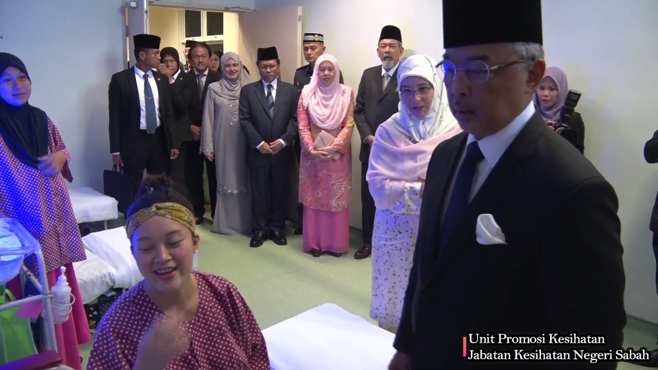 7 Mac 2019 - Lawatan KDYMM SPB YDP Agong ke Hospital Wanita Dan Kanak-Kanak Sabah