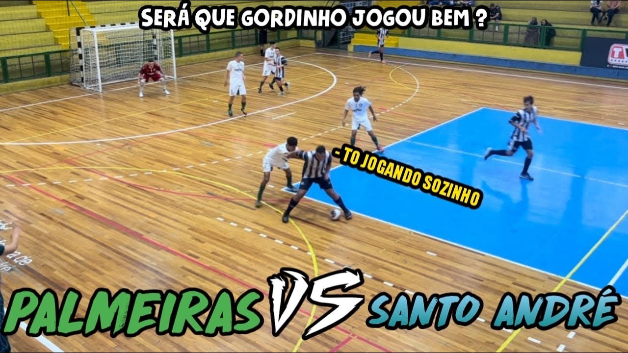 PALMEIRAS vs SANTO ANDRÉ FUTSAL - SERÁ QUE O GORDINHO JOGOU BEM ?