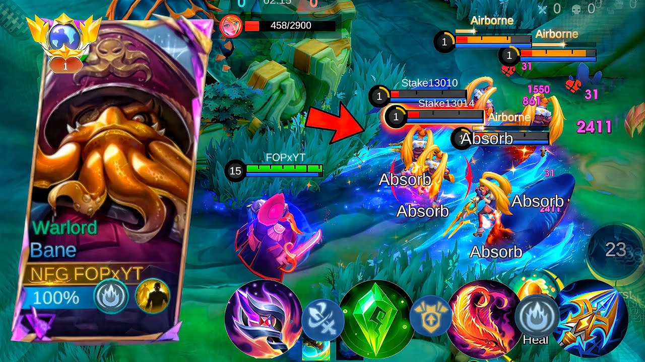 14 Kills Bane One Shot Magic Build 🔥 Mythic Rank | MLBB Gameplay 