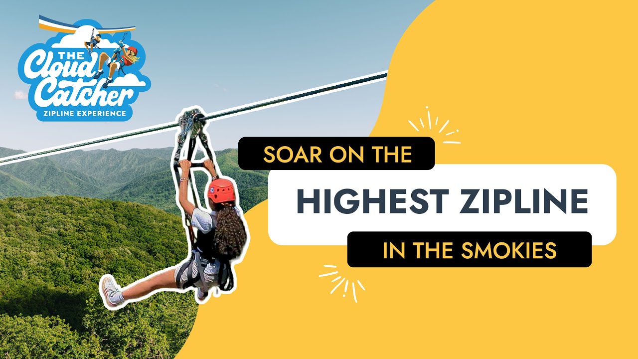 POV: Riding the Highest Zipline in the Smokies ☁️