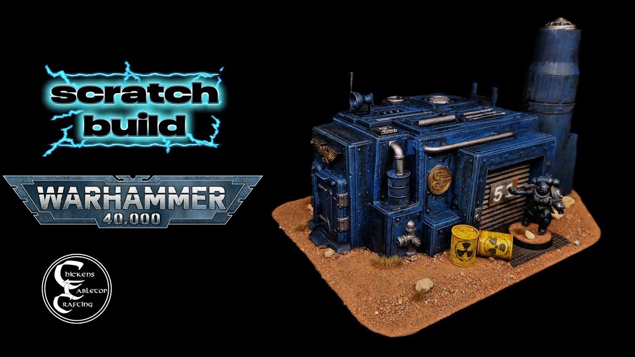 Building 40k terrain from packaging 