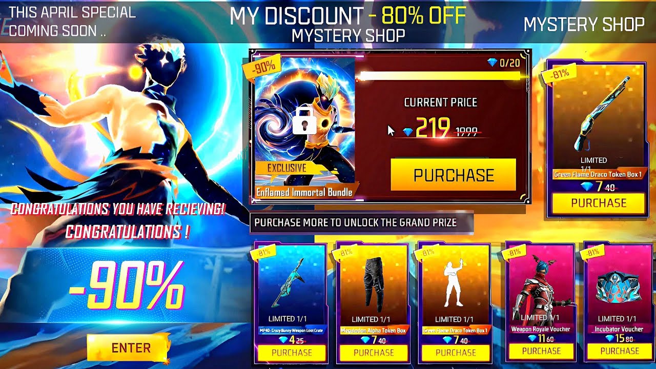 Next Mystery Shop Event Free Fire 🤯🥳| Art Of War Ump Return | free fire new event | ff new event