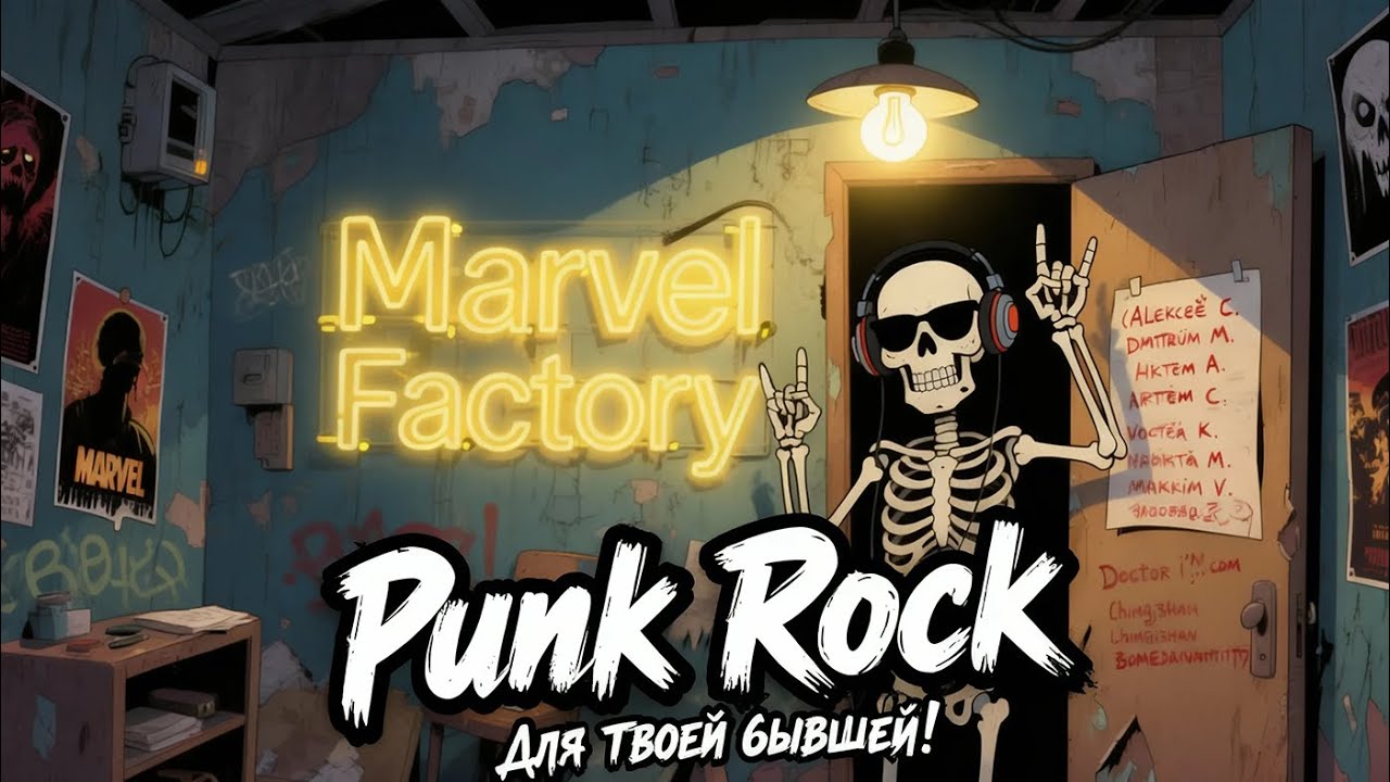 Marvel Factory - Мой скелет в твоём шкафу (задорный Панк-Рок про твою бывшую, рок со скрипкой)