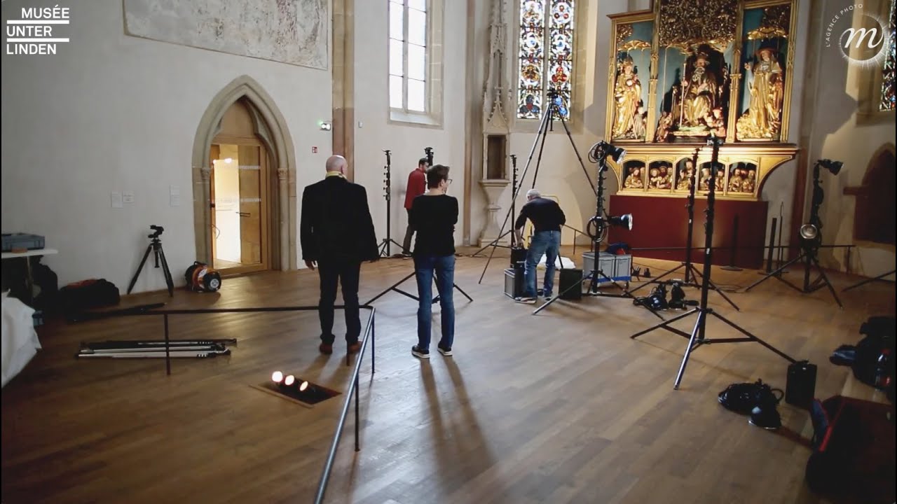LE RETABLE D'ISSENHEIM - Coulisses de la campagne photographique