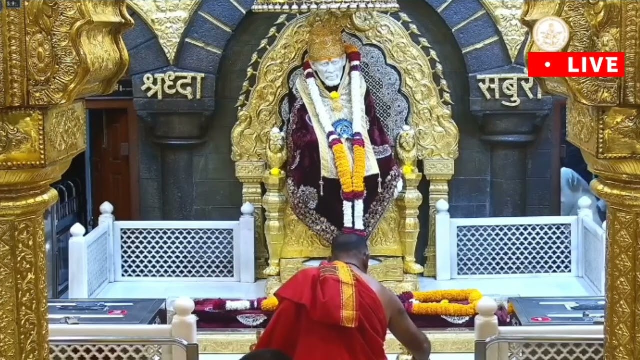 Sai Baba Sandhya Dhoop Aarti ll Today Live Shridi ll sairam ll 27 February 26 