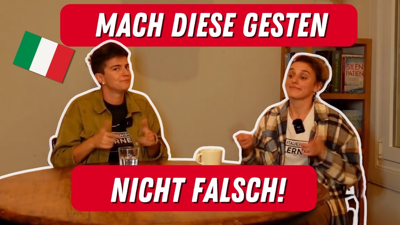 Italienische Gesten, die jeder kennen sollte - Konversation auf langsamem Italienisch