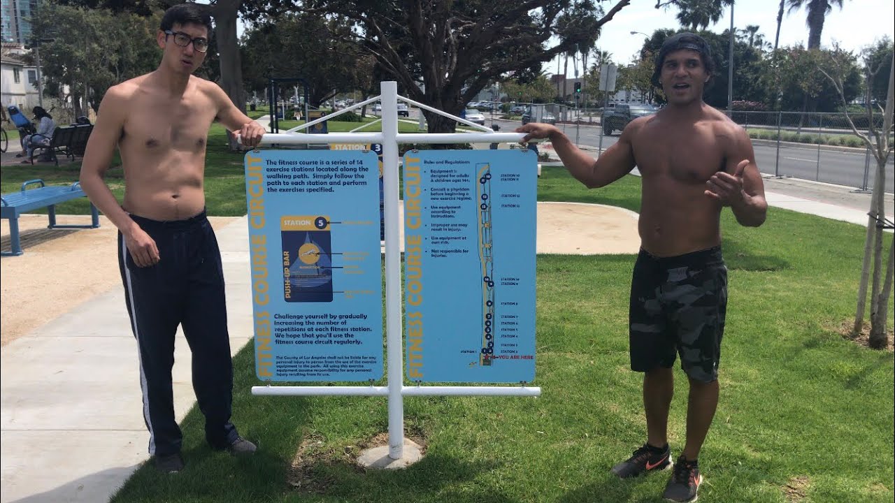 New Marina del Ray Workout Park