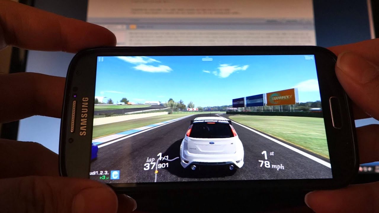 Real racing 3 on galaxy s4