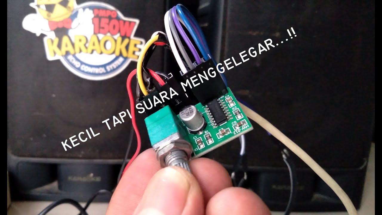 Mencoba Mini Ampli Stereo PAM8403 [ Kecil Tapi Suara Menggelegar...!!! ]