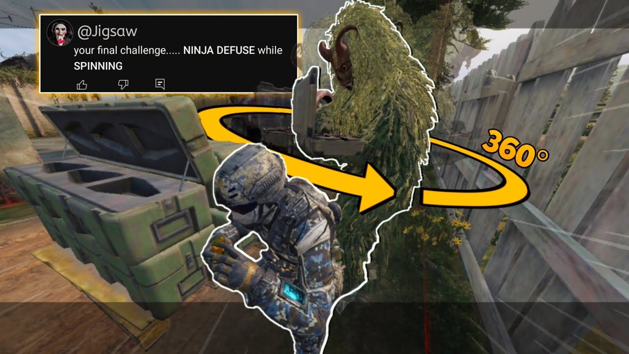 This NINJA DEFUSE will make you DIZZY (360° Ninja Defuse!?!)