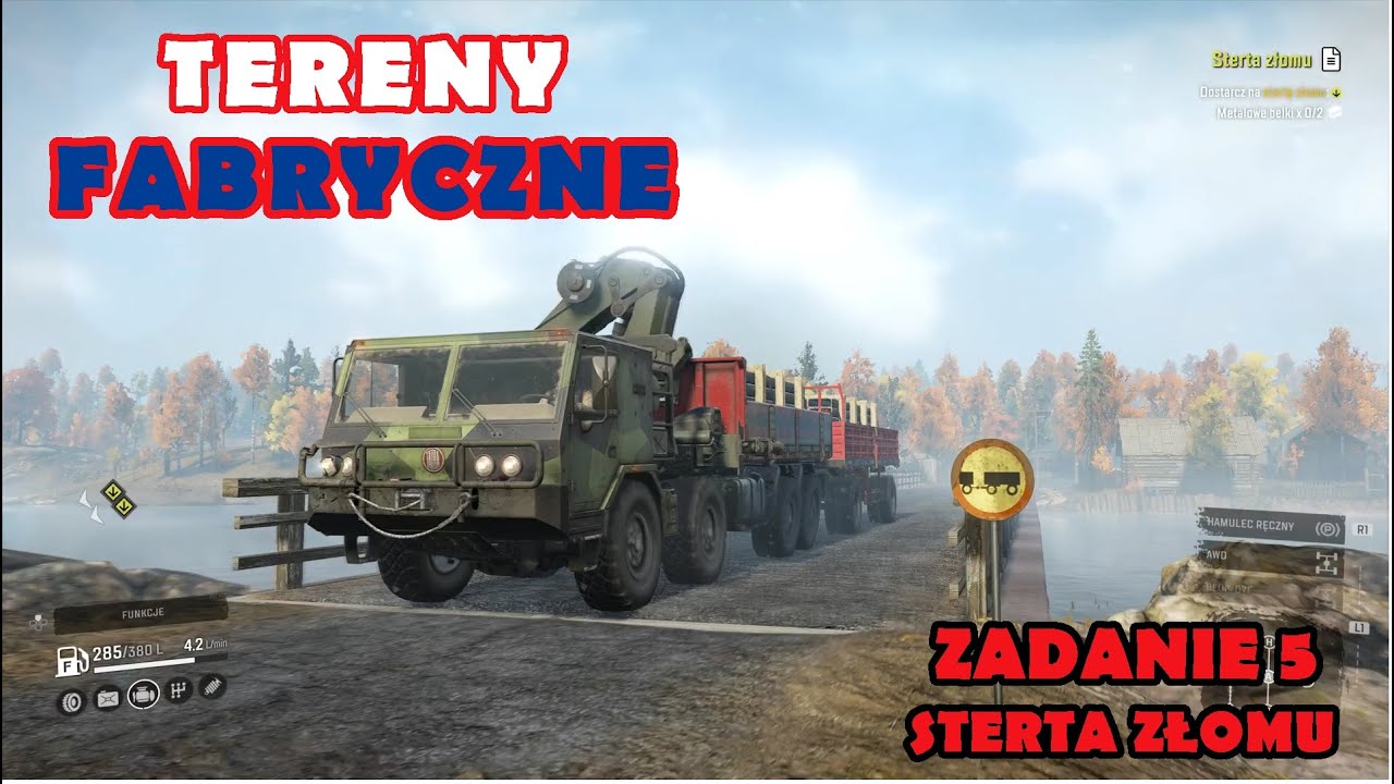 SNOWRUNNER DLC // Sterta złomu // TERENY FABRYCZNE // Zadanie 5