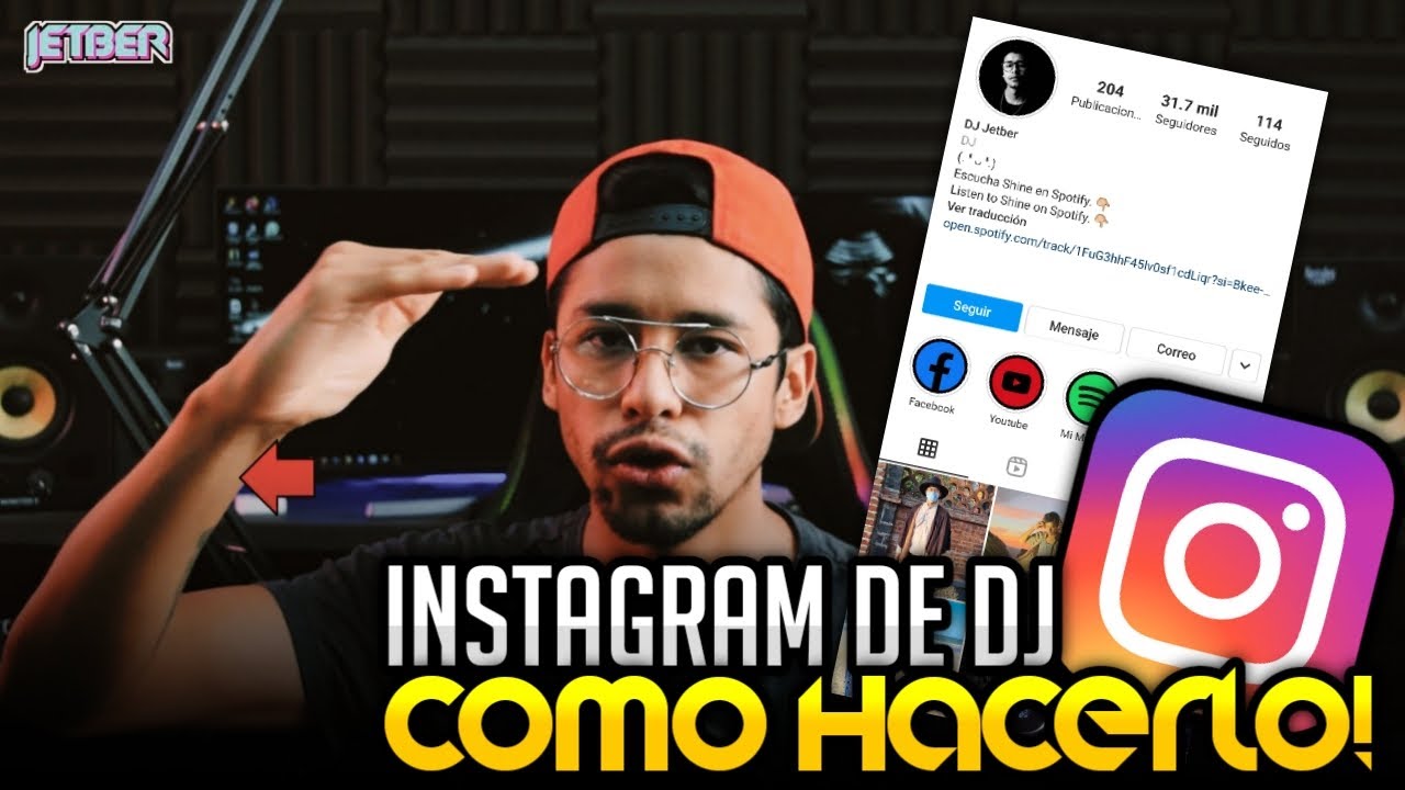 CONVIERTE TU INSTAGRAM PARA QUE SEA DE DJ/ARTISTA.