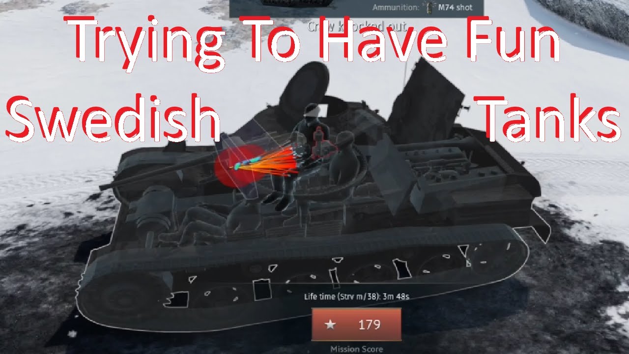 War Thunder - AGB - Trying To Have Fun With Sweden's Tanks