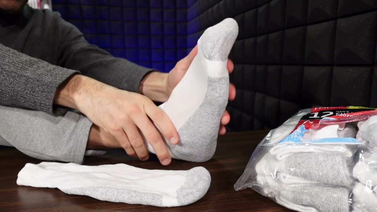 Hanes Ankle Socks Mens Review / Double Tough w Cushion