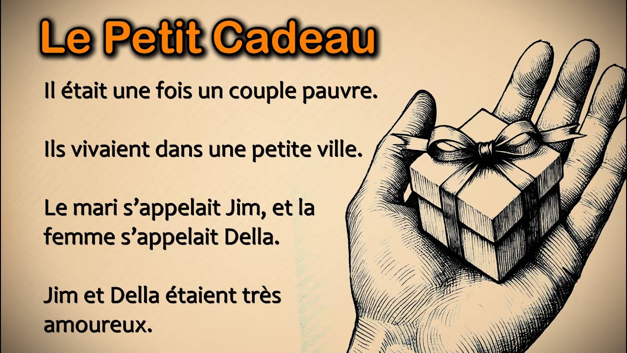 learn French with simple stories (A2)  | Le petit cadeau