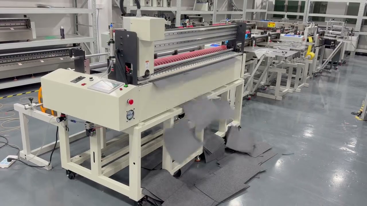 5mm felt Side‑moving knife PLC control Roll slitter Automatic Roll to sheet cutter I EASTY PRS