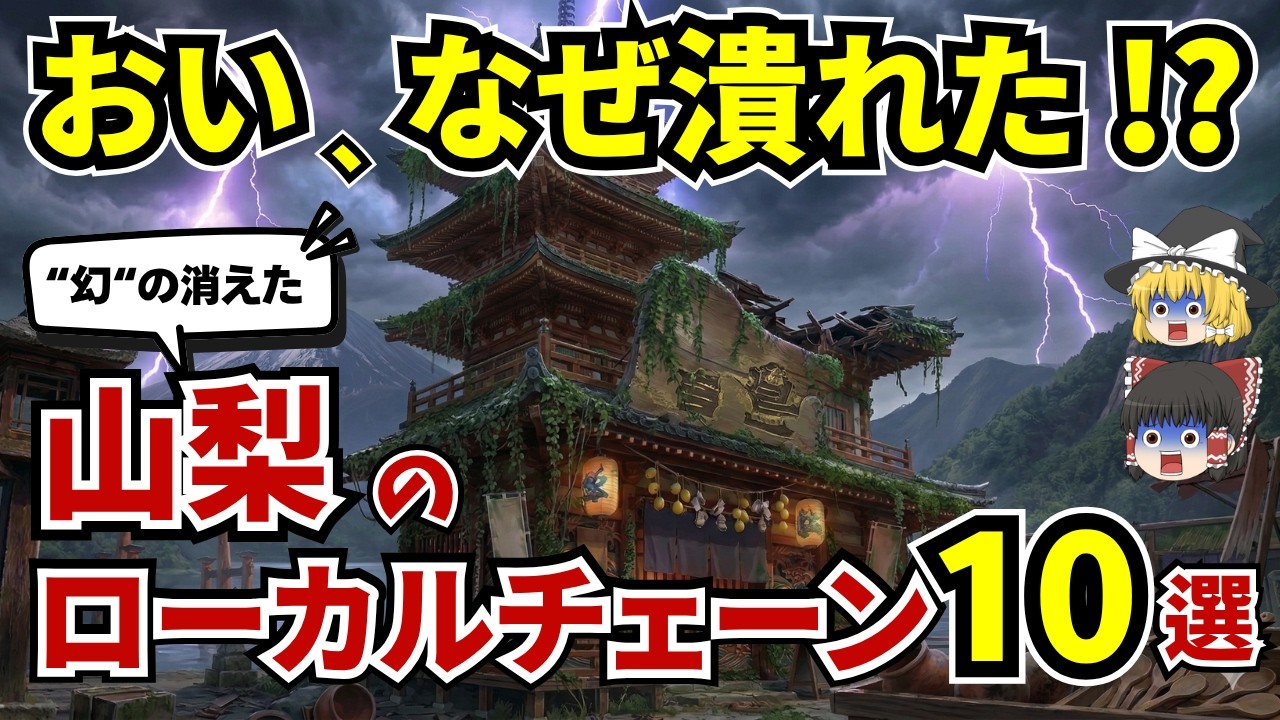 なぜ消えた⁉ &rdquo;山梨県&rdquo;で愛されたローカルチェーン店