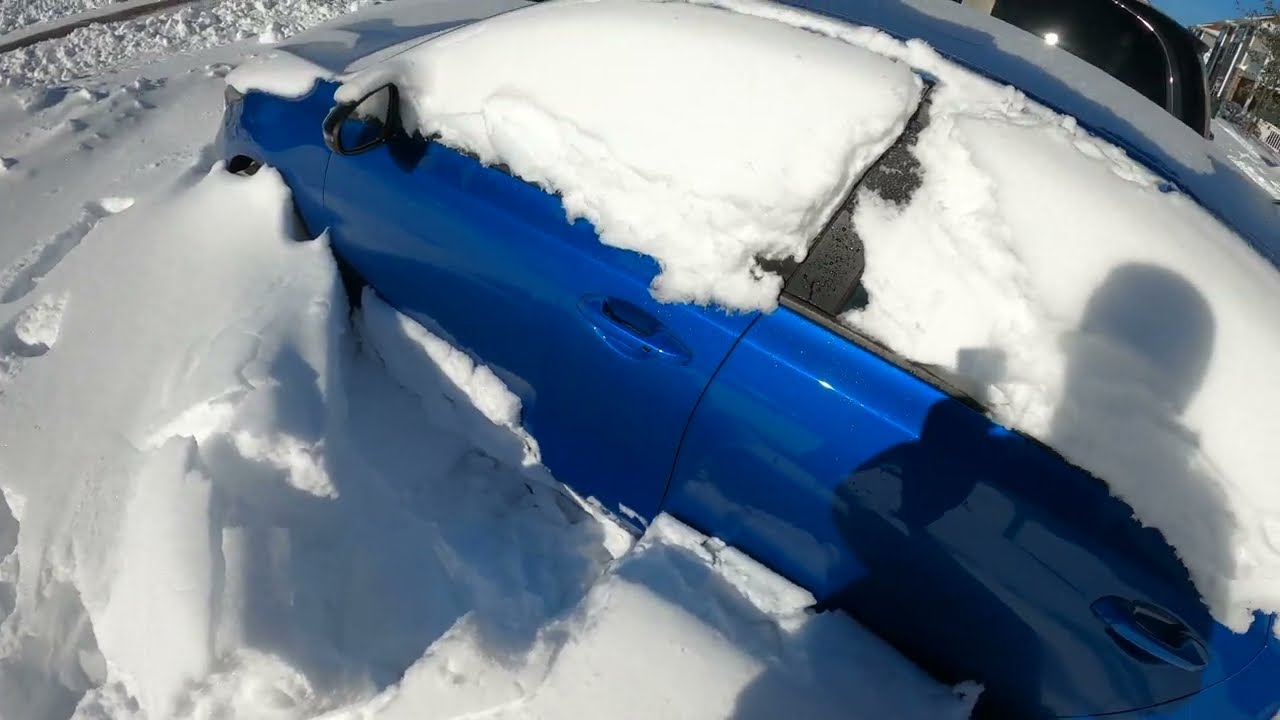 Kia Forte GT Stuck in Snow