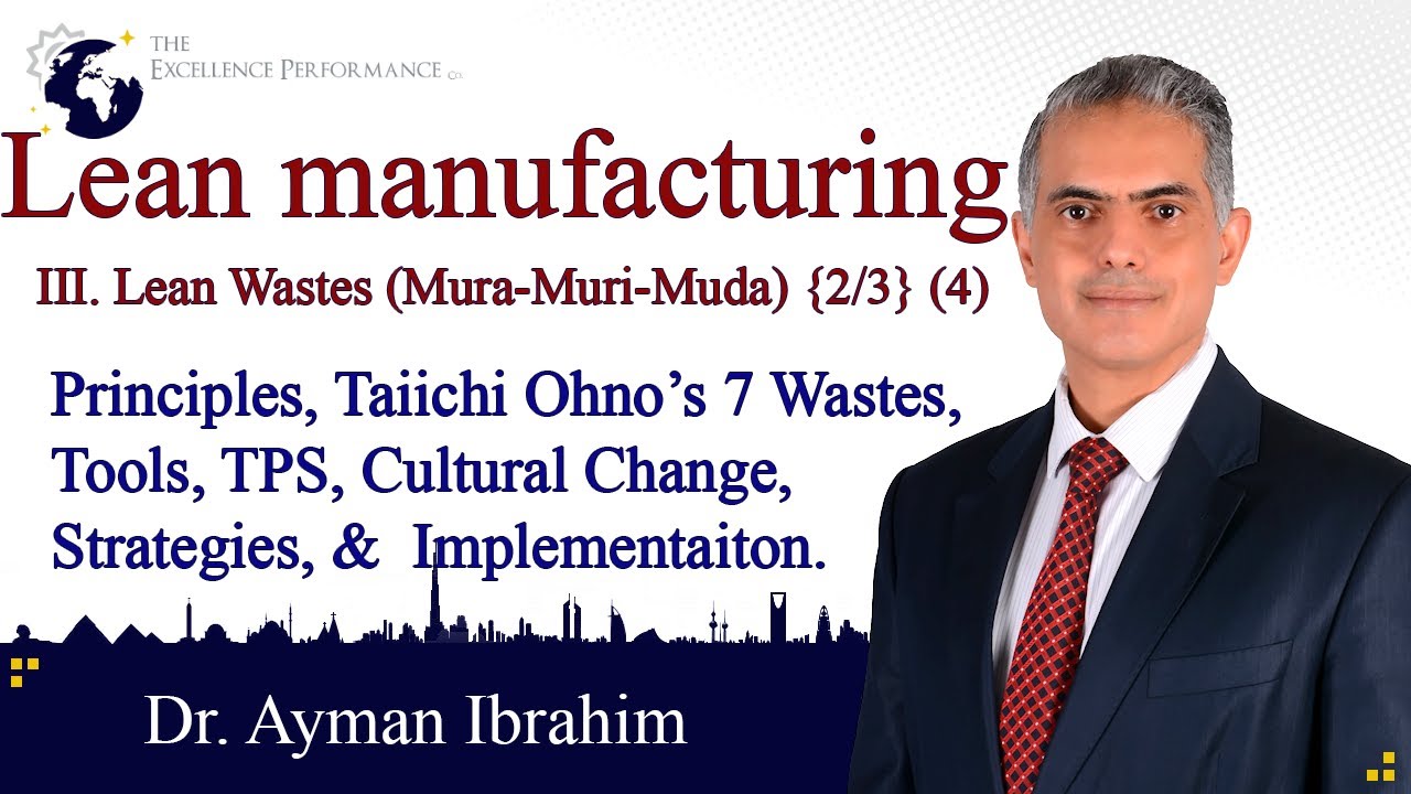 Lean Manufacturing (4) Lean Wastes 2of3 |Quality Science | Dr. Ayman Ibrahim