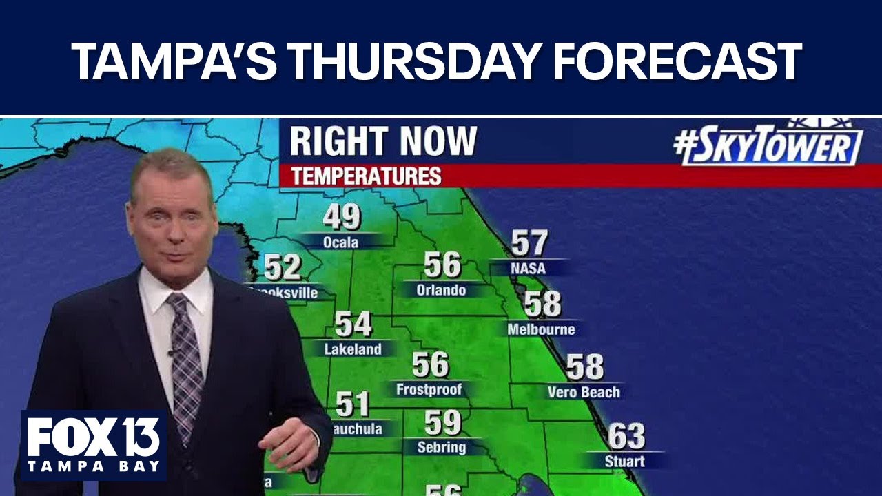 Tampa weather | Thursday morning forecast