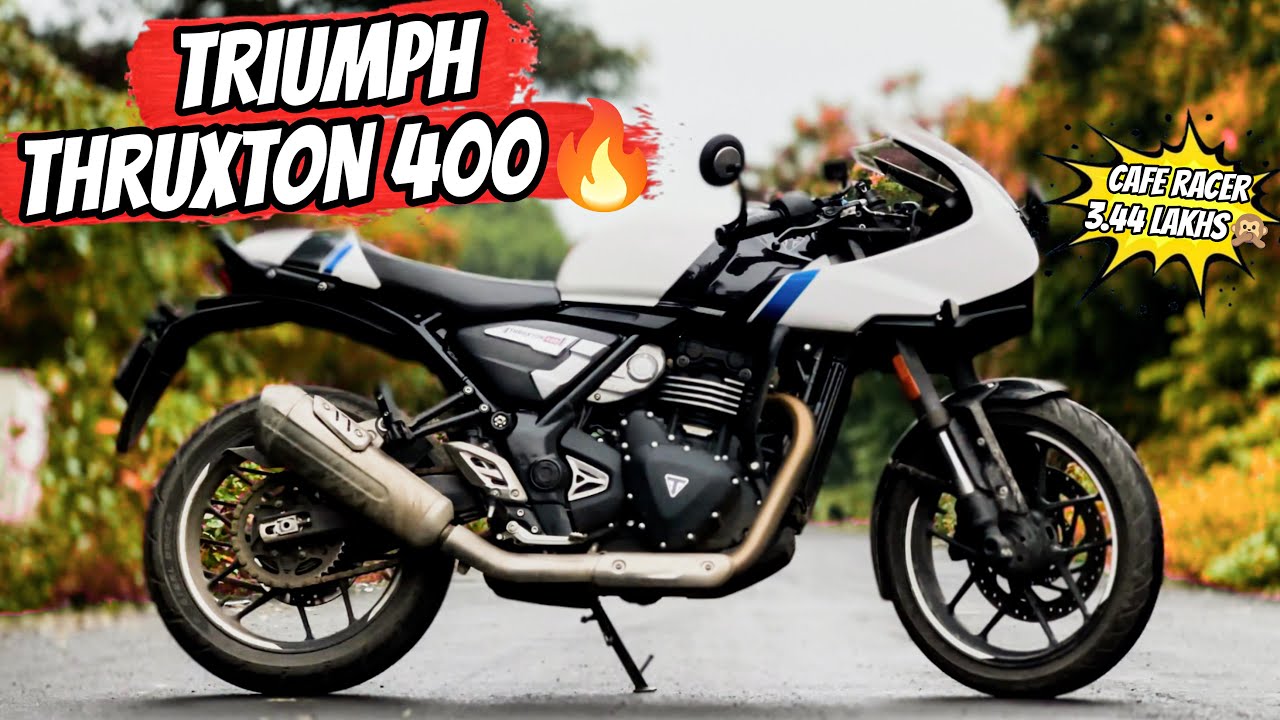 TRIUMPH THRUXTON 400🔥CAFE RACER👍3.44 LAKHS🤑
