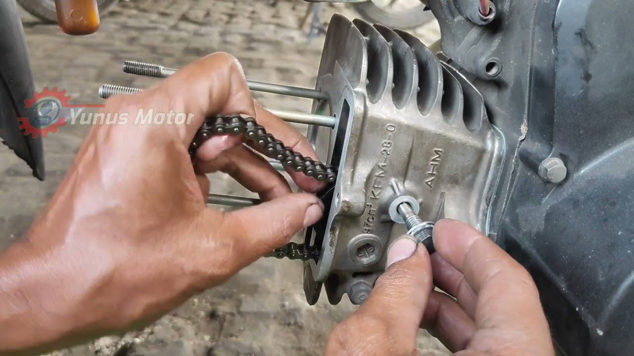 Lanjutan memasang blok piston sampai nyala.. #revo