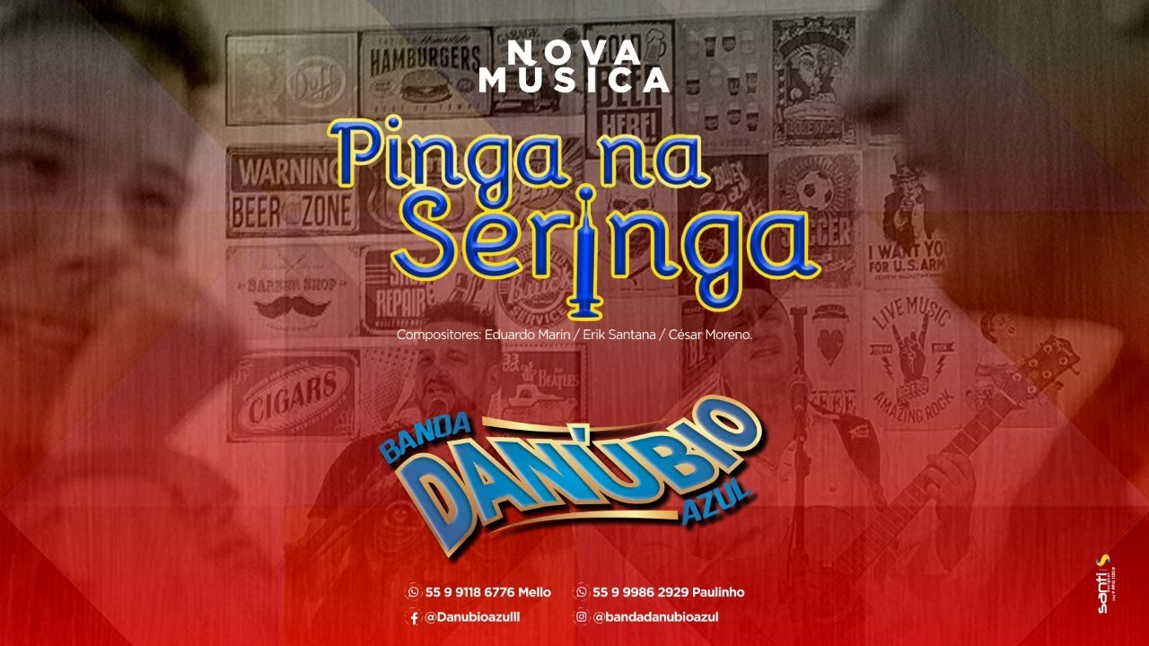 BANDA DAN&Uacute;BIO AZUL - PINGA NA SERINGA (CLIPE OFICIAL)
