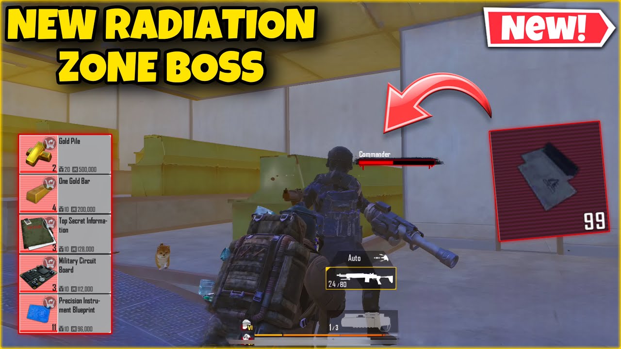 Metro Royale You Can Get Free Black Letter From The New Radiation Boss /PUBG METRO ROYALE CHAPTER 18
