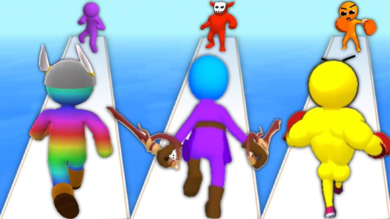 GIANT RUSH vs SOLO LEVELING: HIT & RUN vs LEVEL UP RUNNER - Triple Game